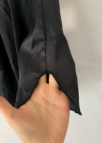 Saten Pijama Şortu - Görsel 3