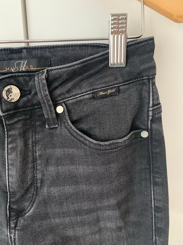 Antrasit Dar Kesim Midi Kot Pantolon - Görsel 3