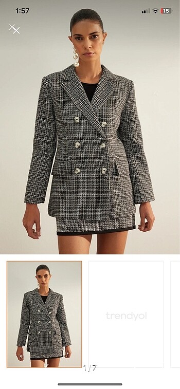 Blazer etek takım