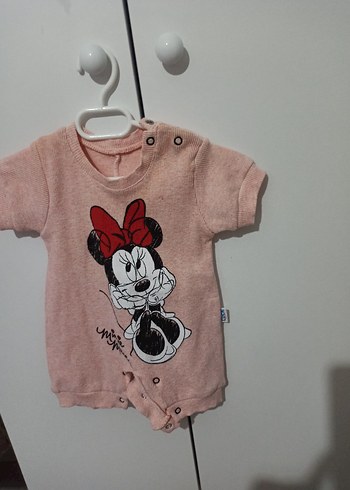 HelloBaby Kız Bebek Kısa Kollu Örme Tulum