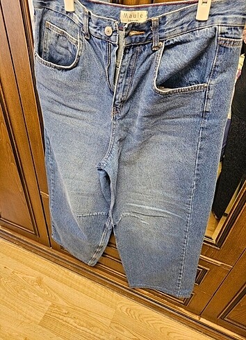Bershka MAULE BAGGY PANTOLON MAVİ