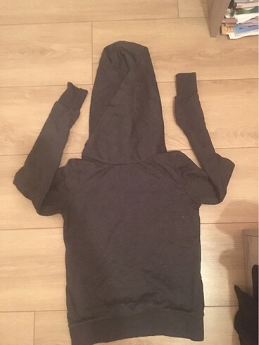 DÜZ SİYAH OVERSİZE SWEATSHİRT