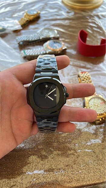 Patek Philip fosforlu içi siyah