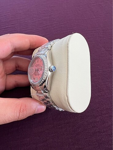  Beden mor Renk Rolex Kadın Saati 1.sınıf aaa kalite Yurtdışından ithal olarak g