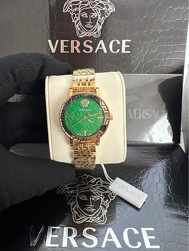 Versace Versace Gold Yeşil Kadran Kadın Saati