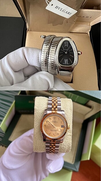 YENİYIL KAMPANYASI BVLGARİ SERPENTİ ORJİNAL KADIN SAAT ALANA ROL