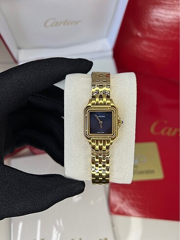 Cartier Gold Smail boy Kadın Saati