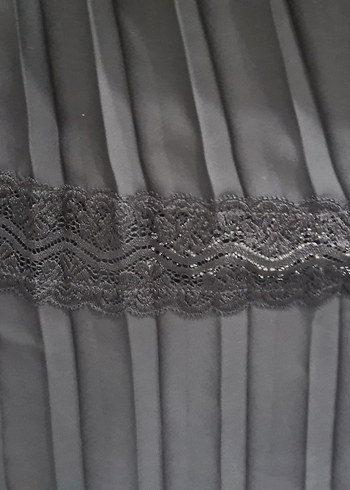 Dantel İşlemeli Siyah Uzun Kollu Gotik Elbise - Görsel 7