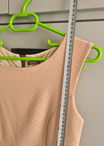 pudra pembe Kolsuz Kadın Elbise - Görsel 4