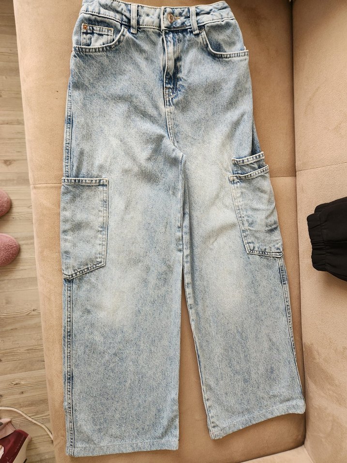 Geniş Kesim Kot Pantolon - Görsel 2