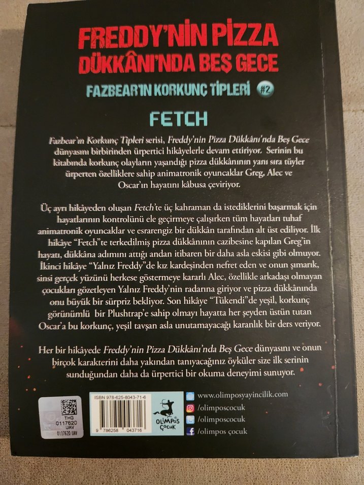 Freddy'nin Pizza Dükkanında Beş Gece - Fazbear Korkunç Tipleri - Görsel 2