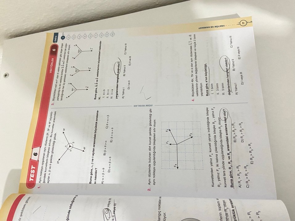 11. Sınıf Fizik Soru Bankası - Görsel 2
