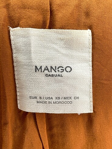 xs Beden kahverengi Renk Mango Kaban %70 İndirimli.