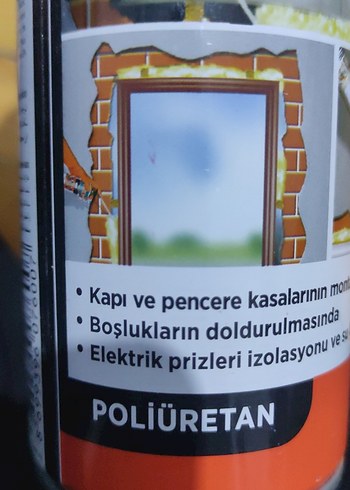  Beden beyaz Renk Akfix 600 Genel Amaçlı PU Köpük