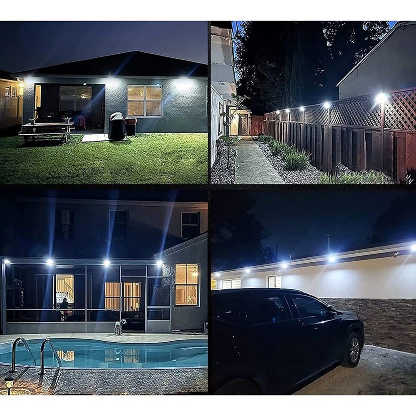 Solar LED 100 LED 3 Modlu Harekete Duyarlı Güneş Enerjili - Görsel 5