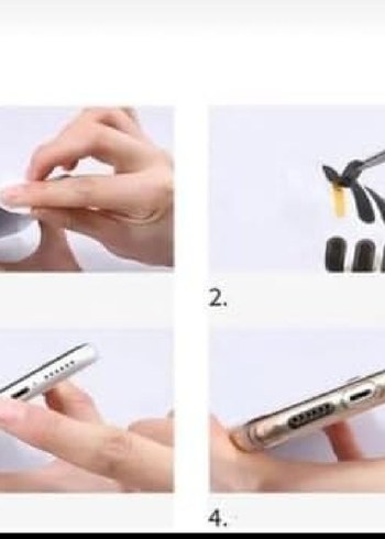 10'lu Cep Telefonu Toz Filtresi  Telefon Hoparlör Koruyucu - Görsel 5