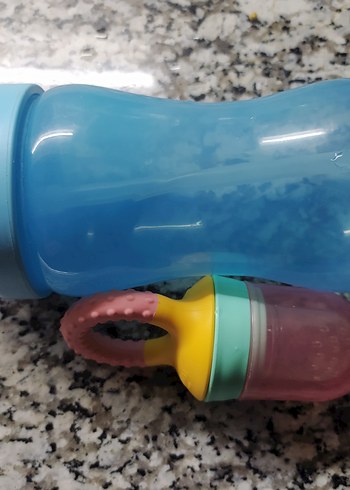 Renkli Mavi püre Emziği ve suluk - Görsel 2