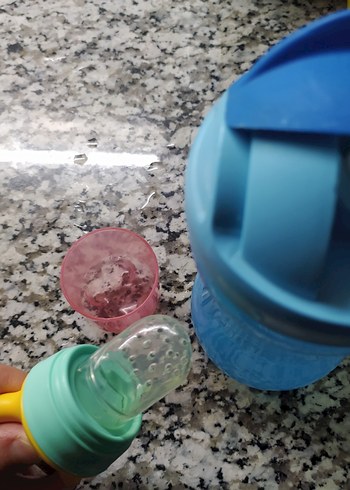 Renkli Mavi püre Emziği ve suluk - Görsel 6