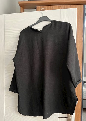 LC Waikiki Siyah Beyaz Midi Bluz