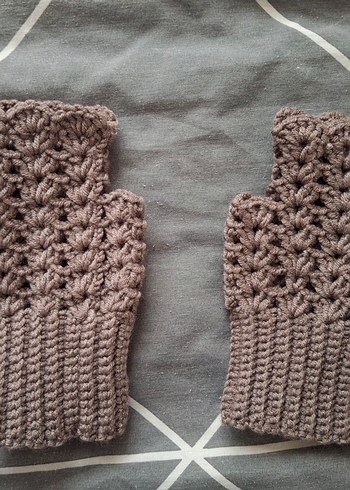 Örgü Kadın Eldiven - Görsel 3