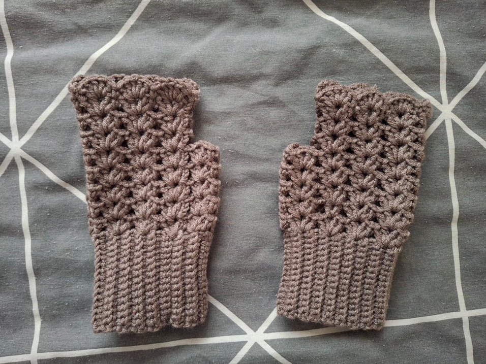 Örgü Kadın Eldiven - Görsel 3