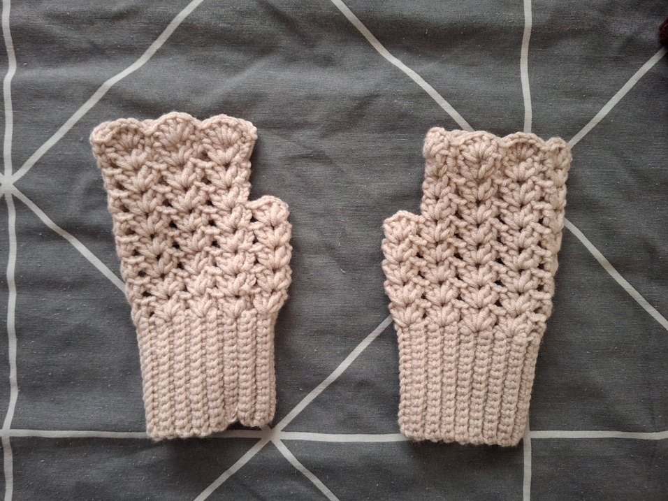 Örgü Kadın Eldiven - Görsel 2