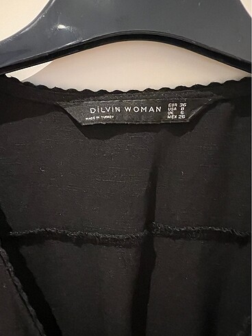 36 Beden siyah Renk Dilvin woman uzun elbise