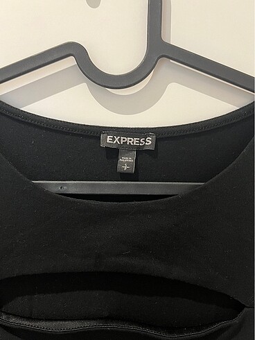 s Beden siyah Renk Express peekaboo bluz
