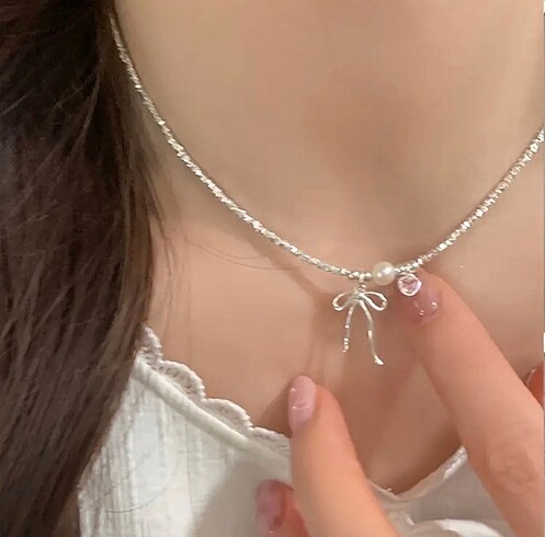 Sheinside 925 ayar gümüş aurora kolye
