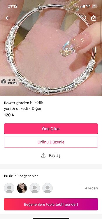 Diğer 3 adet bileklik