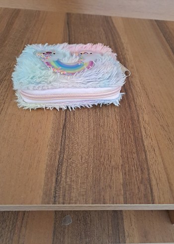 Pastel Renkli Peluş Çocuk Cüzdanı - Görsel 3