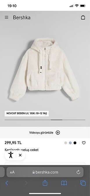 Bershka Peluş Ceket