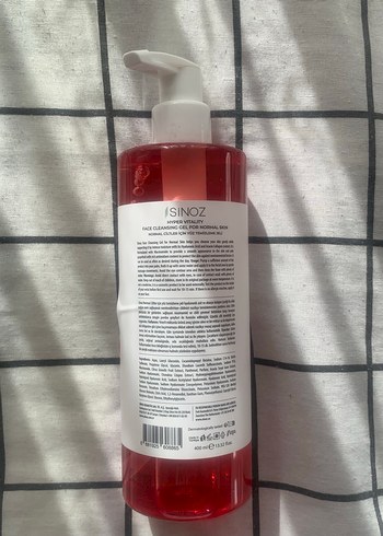 SİNOZ Hyper Vitality Yüz Temizleme Jeli - Görsel 2