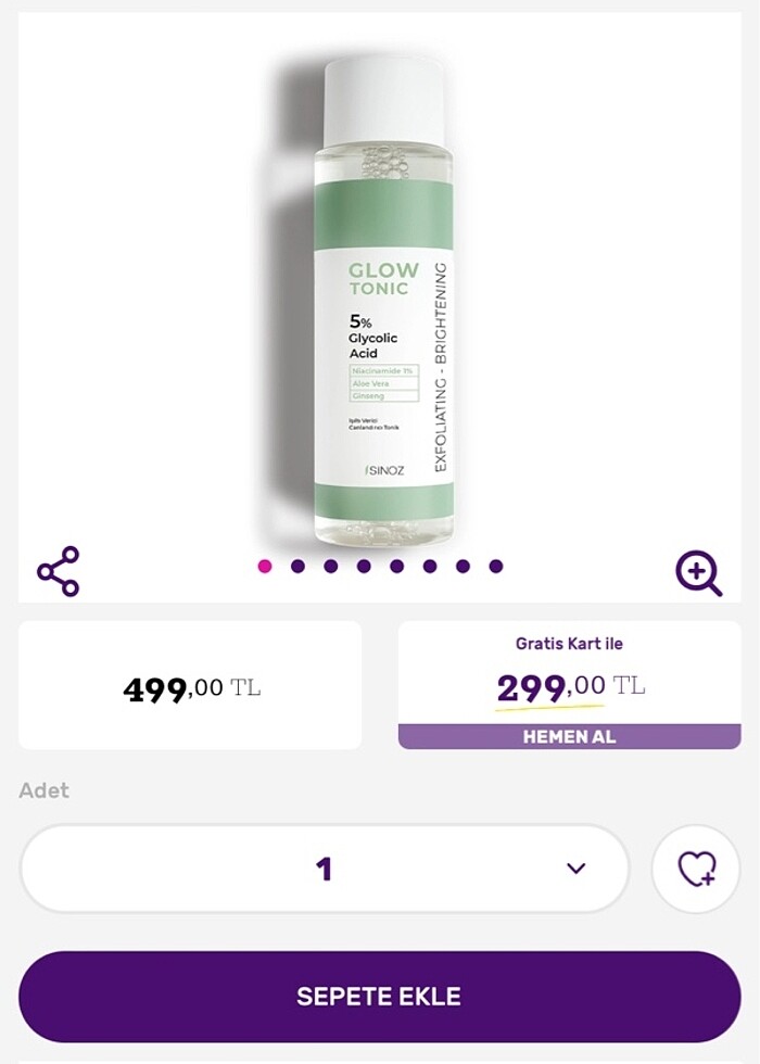 Sinoz Glycolic (Glikolik Asit) - Görsel 4