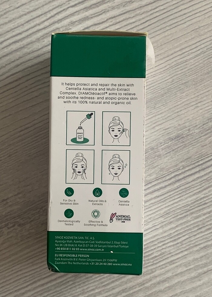 Sinoz Pure Cica Serum - Görsel 2