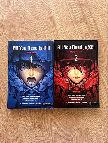 all you need is kill 1 ve 2 akılçelen kitaplar manga