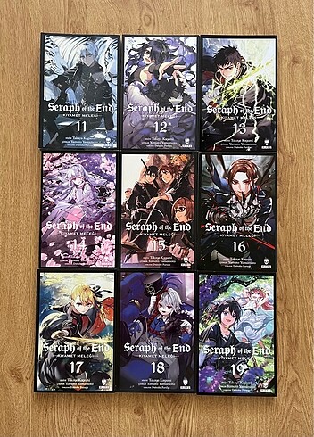 seraph of the end kıyamet meleği manga kurukafa 11,12,13,14,15,1