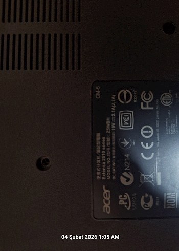 Siyah Acer Dizüstü Bilgisayar - Görsel 11