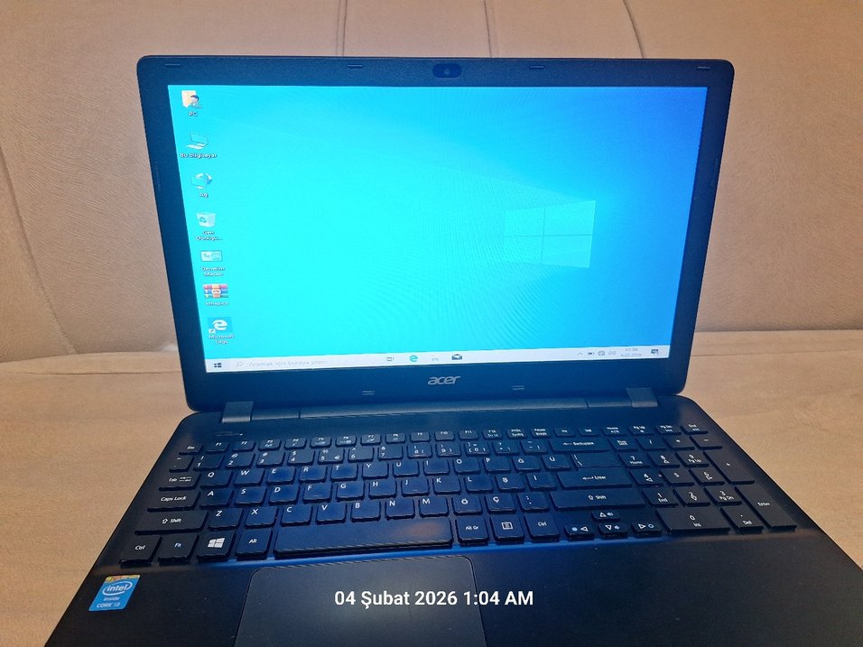 Siyah Acer Dizüstü Bilgisayar - Görsel 5