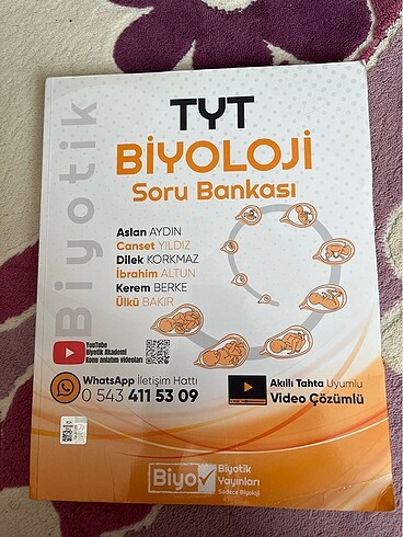 tyt biyoloji test kitabı
