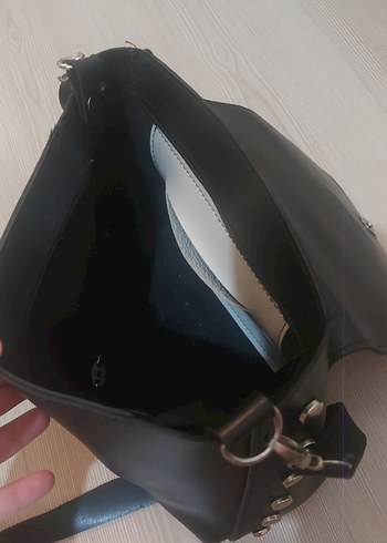 Beymen Siyah Deri Tokalı Kadın Çanta - Görsel 3