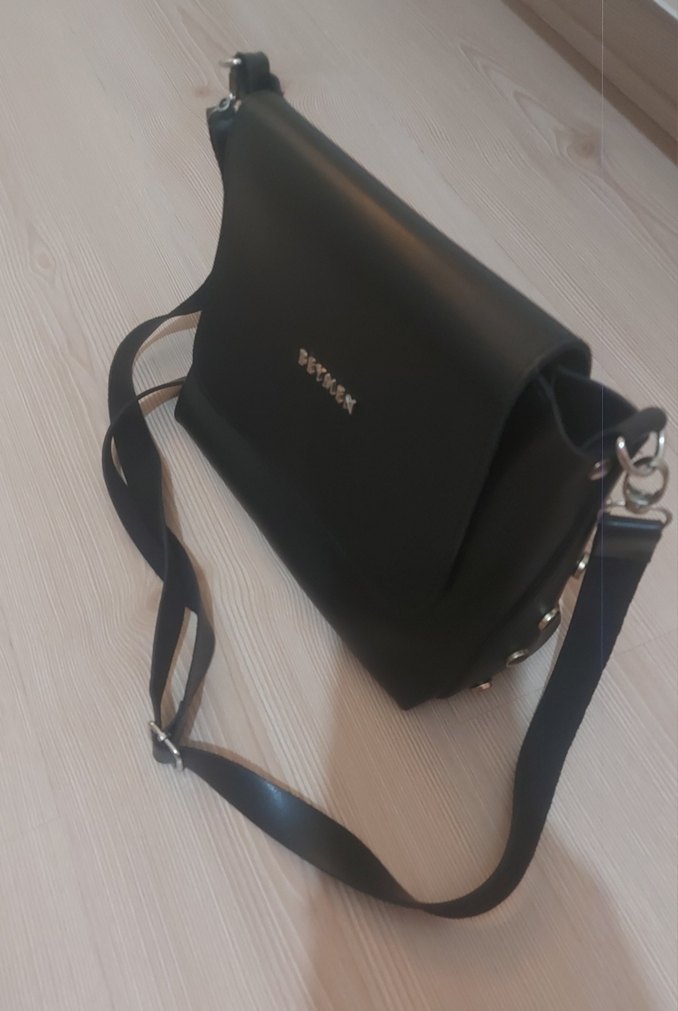 Beymen Siyah Deri Tokalı Kadın Çanta - Görsel 2