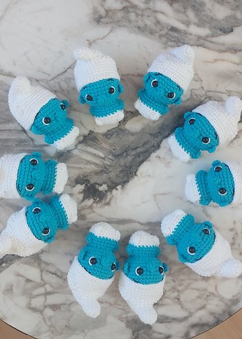 Amigurumi Örgü şirinler anahtarlik - Görsel 2