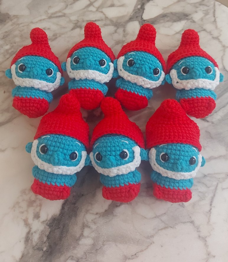 amigurumi şirin baba anahtarlık - Görsel 2