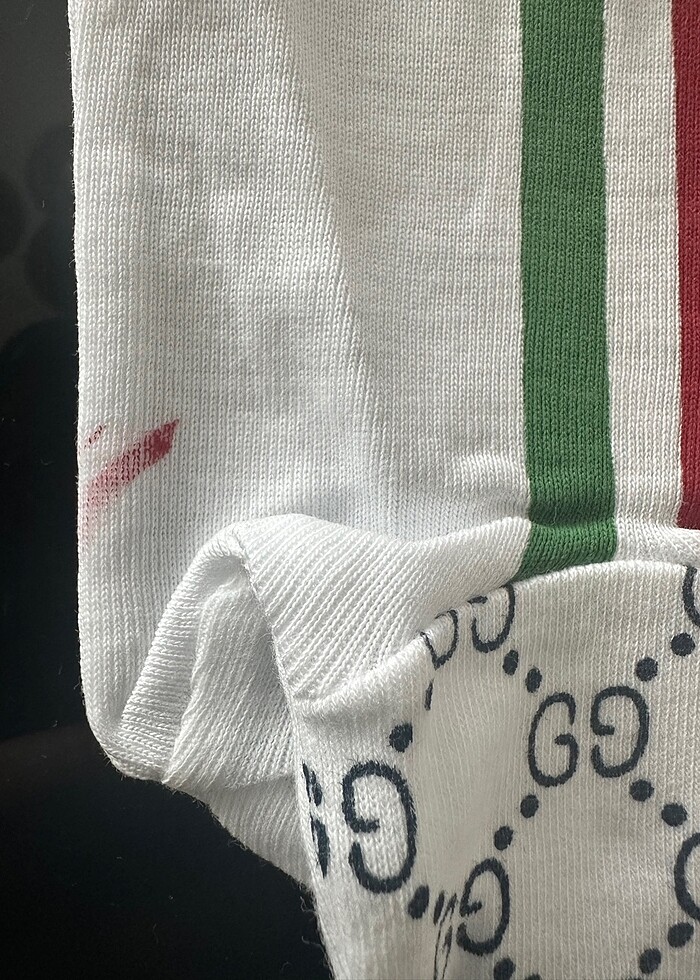 Gucci desen bebek yenidoğan takım set - Görsel 4