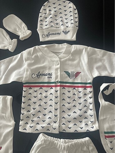 Armani desen bebek takım - Görsel 3