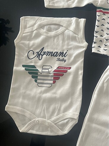 Armani desen bebek takım - Görsel 4