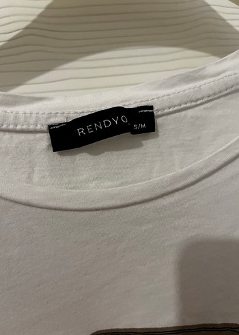 Baskılı Beyaz Kadın Tişört - Görsel 2