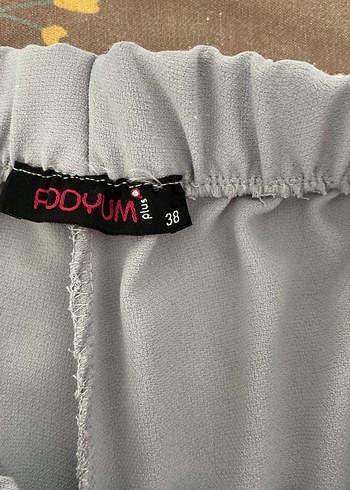 Gri Salaş Kadın Pantolon - Görsel 3