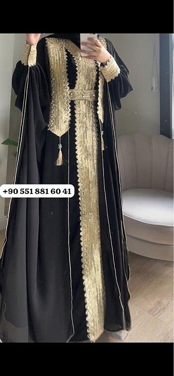 Satılık abiye fistan kaftan yöresel elbise